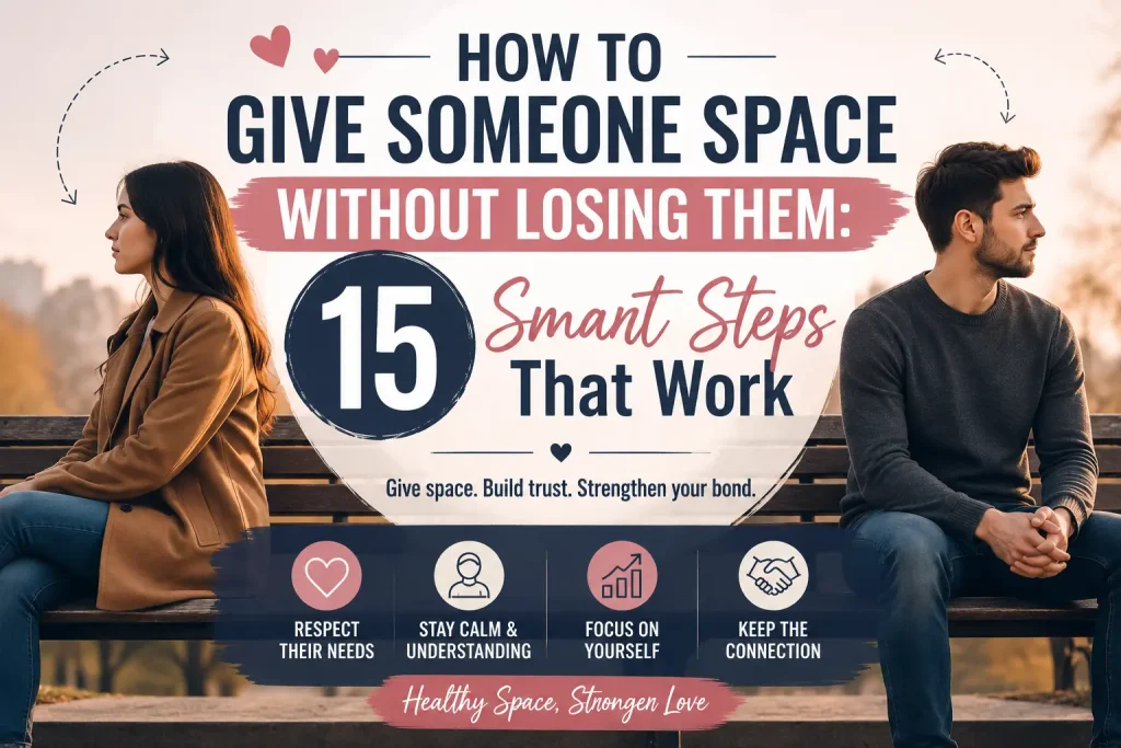 How to give someone space without losing them